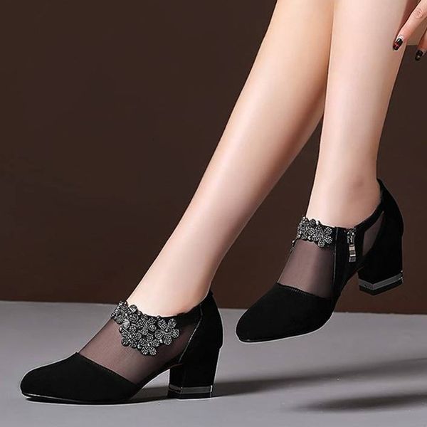 shoe two inches square heel hollow-knit fashion sandals pointed to zip ladies high heels strass women's shoes more size zw7h, Black
shoe two inches square heel hollow-knit fashion sandals pointed to zip ladies high heels strass women's shoes more size zw7h, Black