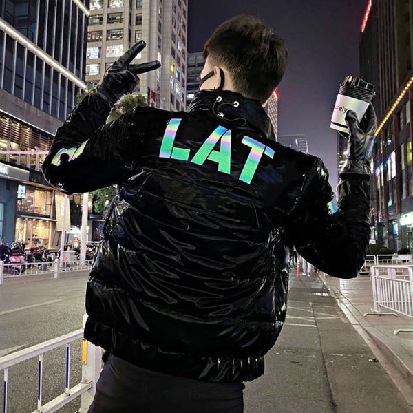men's down & parkas winter warm korean fashion casual cotton padded jacket 1rat, Black
men's down & parkas winter warm korean fashion casual cotton padded jacket 1rat, Black