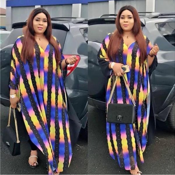 ethnic clothing african dresses for women rainbow print multicolored batwing sleeves muslim maxi robe beautiful selling, Red
ethnic clothing african dresses for women rainbow print multicolored batwing sleeves muslim maxi robe beautiful selling, Red