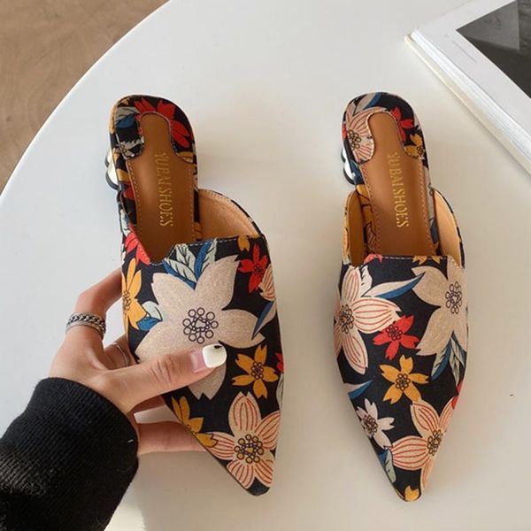 luxury designer women flower low heels slides slip on mules female closed toe floral slippers beach sandals party shoe, Black
luxury designer women flower low heels slides slip on mules female closed toe floral slippers beach sandals party shoe, Black