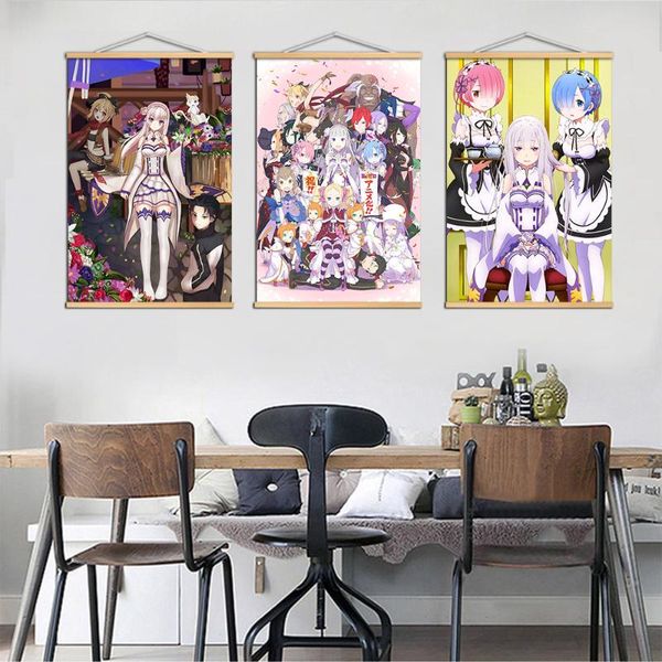 paintings re zero-start a life in another world poster cartoon canvas painting wall decoration art picture home decor
paintings re zero-start a life in another world poster cartoon canvas painting wall decoration art picture home decor