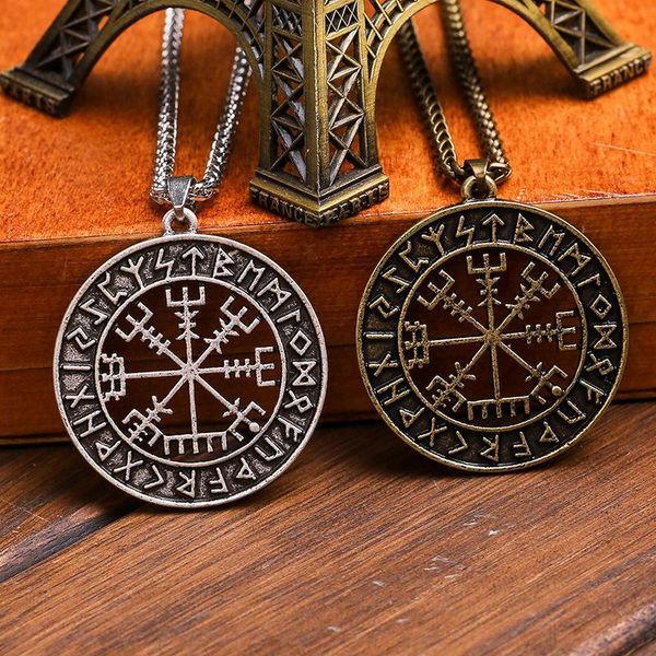 pendant necklaces viking icelandic vegvisir helmet horror in runic circle magical staves compass rune amulet collier necklace, Silver
pendant necklaces viking icelandic vegvisir helmet horror in runic circle magical staves compass rune amulet collier necklace, Silver
