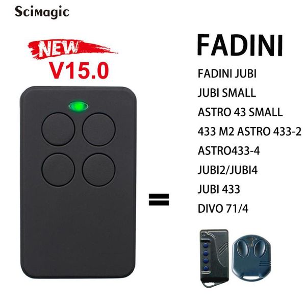 remote controlers 433 mhz garage door control fadini astro433-4, jubi2/jubi4, jubi 433, divo 71/4 copier rolling code command
remote controlers 433 mhz garage door control fadini astro433-4, jubi2/jubi4, jubi 433, divo 71/4 copier rolling code command