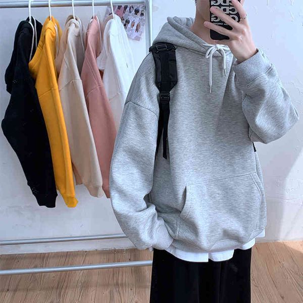 men's hoodies & sweatshirts big-hooded blouse for men korean fashion trends casual teenage clothes solid color pullovers fall streetwe, Black
men's hoodies & sweatshirts big-hooded blouse for men korean fashion trends casual teenage clothes solid color pullovers fall streetwe, Black