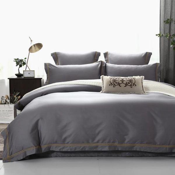 bedding sets 4pcs 600tc egyptian cotton soft duvet cover bed sheet set king size silky simple style embroidery el
bedding sets 4pcs 600tc egyptian cotton soft duvet cover bed sheet set king size silky simple style embroidery el