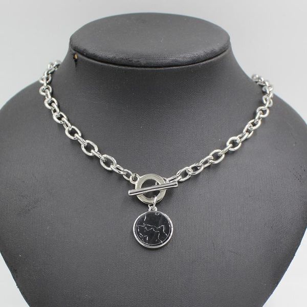 pendant necklaces arrival round marble necklace for women toggle clasp minimalist bangles 2021 fashion jewelry, Silver
pendant necklaces arrival round marble necklace for women toggle clasp minimalist bangles 2021 fashion jewelry, Silver