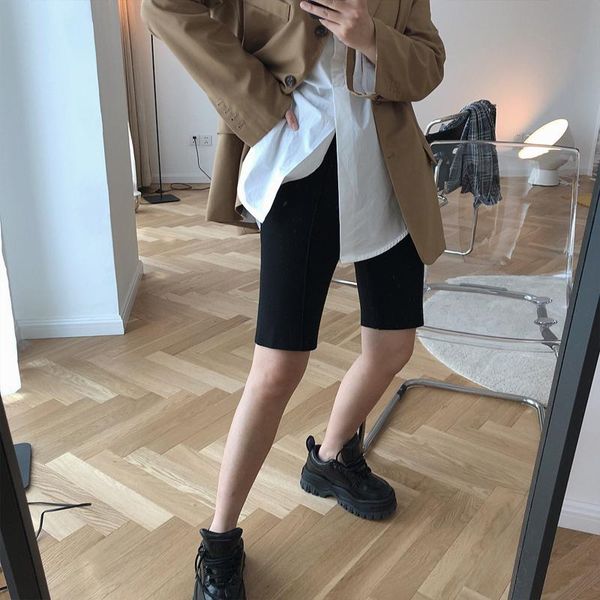 women's leggings bottomed sports design high waist knitted tight show thin women ins fitness casual solid running pants, Black
women's leggings bottomed sports design high waist knitted tight show thin women ins fitness casual solid running pants, Black