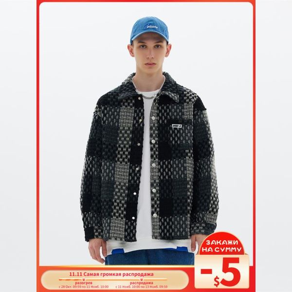 men's jackets autumn men harajuku plaid bomber 2021 mens japanese streetwear windbreaker korean fashions baseball, Black;brown
men's jackets autumn men harajuku plaid bomber 2021 mens japanese streetwear windbreaker korean fashions baseball, Black;brown