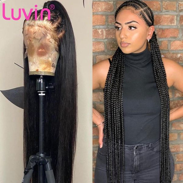 lace wigs luvin 30 40 inch 360 full straight human hair front wig 13x6 hd transparent bone frontal for women 250 density, Black;brown
lace wigs luvin 30 40 inch 360 full straight human hair front wig 13x6 hd transparent bone frontal for women 250 density, Black;brown