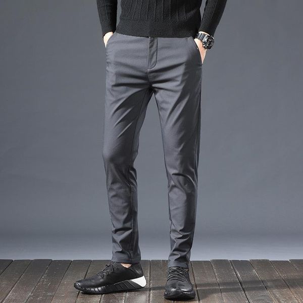 men's pants summer thin casual men straight black grey cotton business slim fit fashion brand trousers for male 28-38
men's pants summer thin casual men straight black grey cotton business slim fit fashion brand trousers for male 28-38