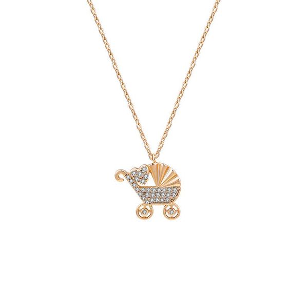 lt. gold baby trolley pendant inlaid rhinestones necklace mom gift girl women jewelry chains, Silver
lt. gold baby trolley pendant inlaid rhinestones necklace mom gift girl women jewelry chains, Silver
