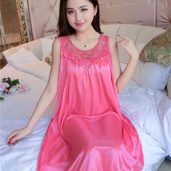 dress as sleeping satin women's ice silk nightgown ed in ladies'evening shirts #10, Black;gray
dress as sleeping satin women's ice silk nightgown ed in ladies'evening shirts #10, Black;gray
