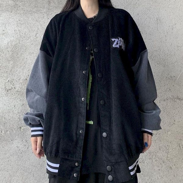 men's jackets men bomber varsity jacket women 2021 clothing baseball clothes female streetwear harajuku coat plus size goth japanese, Black;brown
men's jackets men bomber varsity jacket women 2021 clothing baseball clothes female streetwear harajuku coat plus size goth japanese, Black;brown