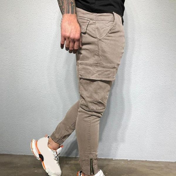 men's pants streetwear fabulous solid color men trousers tight ankle for home, Black
men's pants streetwear fabulous solid color men trousers tight ankle for home, Black