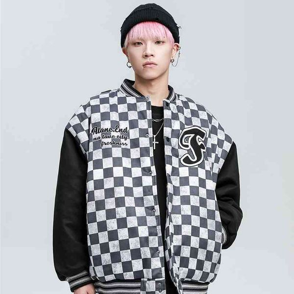 men jacket coat hip hop streetwear letter embroidery jacket coat cotton winter warm outwear thick, Black;brown
men jacket coat hip hop streetwear letter embroidery jacket coat cotton winter warm outwear thick, Black;brown