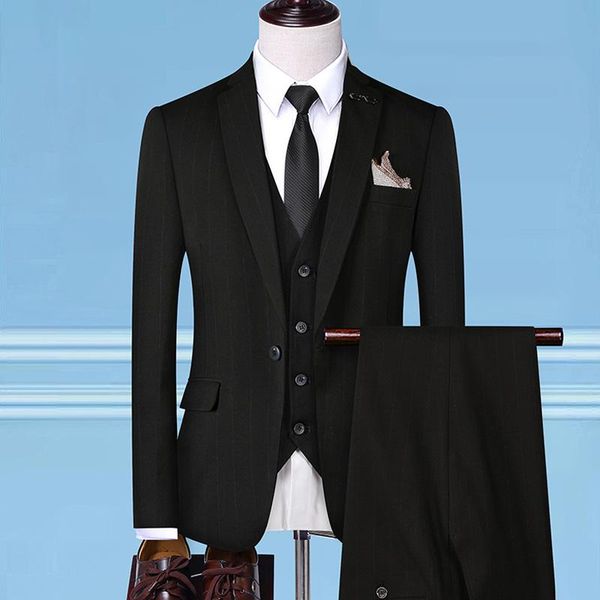 men's suits & blazers 2021boutique korean slim tuxedo suit groom wedding dress (jacket+vest+pants) arrivals, White;black
men's suits & blazers 2021boutique korean slim tuxedo suit groom wedding dress (jacket+vest+pants) arrivals, White;black