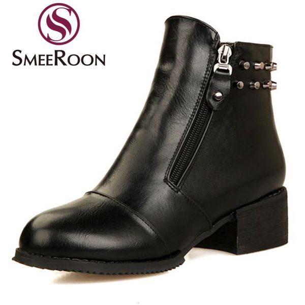 boots smeeroon plus size 2021 zipper leisure fashion winter round toe comfortable ankle for women's shoes with fur, Black
boots smeeroon plus size 2021 zipper leisure fashion winter round toe comfortable ankle for women's shoes with fur, Black