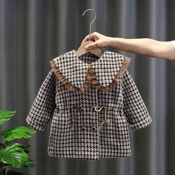 girls' coat autumn and winter children's thickened foreign style cotton medium long woolen female baby, Black
girls' coat autumn and winter children's thickened foreign style cotton medium long woolen female baby, Black
