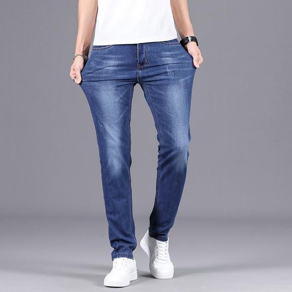 men's jeans classic slim-fit stretch 2021 autumn fashion regular denim pants male brand trousers high quality, Blue
men's jeans classic slim-fit stretch 2021 autumn fashion regular denim pants male brand trousers high quality, Blue