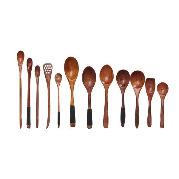 spoons wooden long handle spoon round natural solid wood soup scoops dessert porridge honey tea coffee tableware kitchen supplie
spoons wooden long handle spoon round natural solid wood soup scoops dessert porridge honey tea coffee tableware kitchen supplie