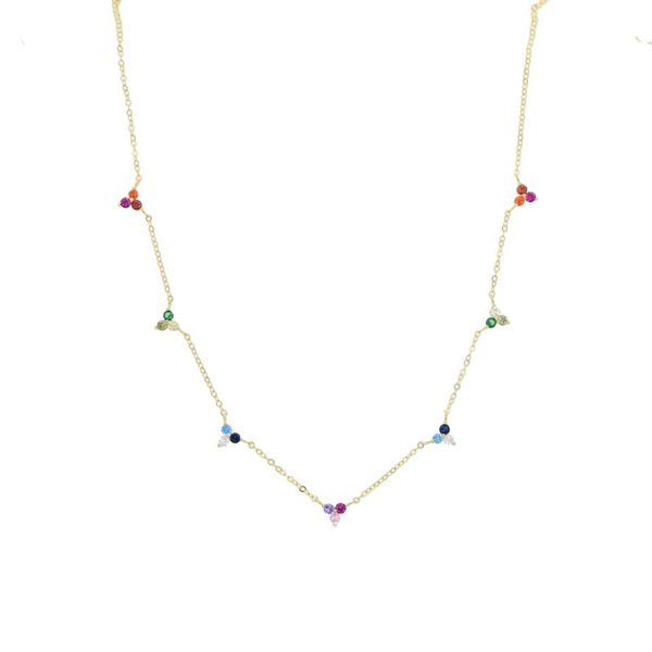 summer triangle cz pendant necklaces mini round charm drop chokers for women fashion jewelry mother's day gifts chains, Silver
summer triangle cz pendant necklaces mini round charm drop chokers for women fashion jewelry mother's day gifts chains, Silver