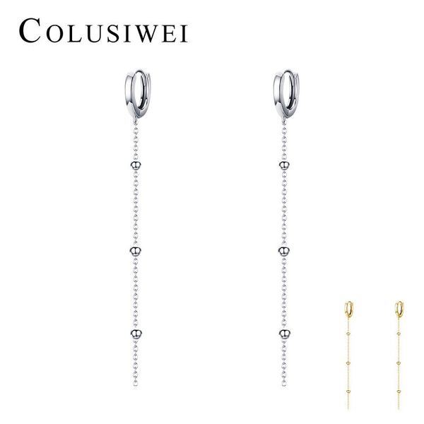 hoop & huggie colusiwei long tassel chain with beads ear buckle 925 sterling silver simple geometric earrings for women fashion jewelry, Golden;silver
hoop & huggie colusiwei long tassel chain with beads ear buckle 925 sterling silver simple geometric earrings for women fashion jewelry, Golden;silver