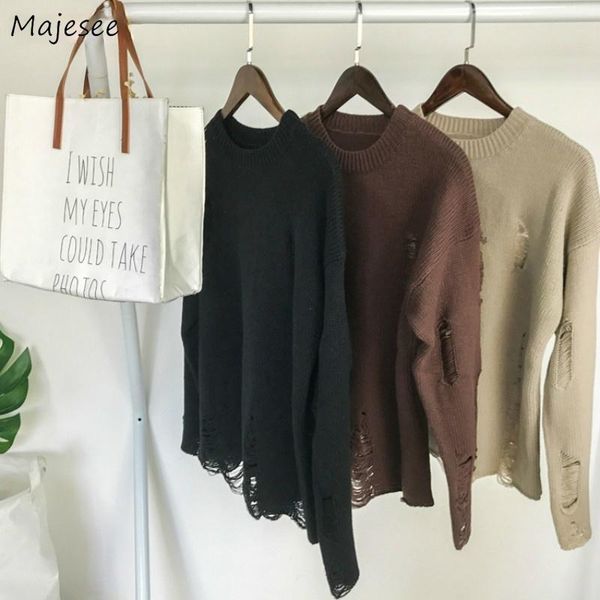 men's sweaters pullovers men couples hole ripped loose solid simple leisure knitted sweater male trendy harajuku stylish all-match ulzz, White;black
men's sweaters pullovers men couples hole ripped loose solid simple leisure knitted sweater male trendy harajuku stylish all-match ulzz, White;black