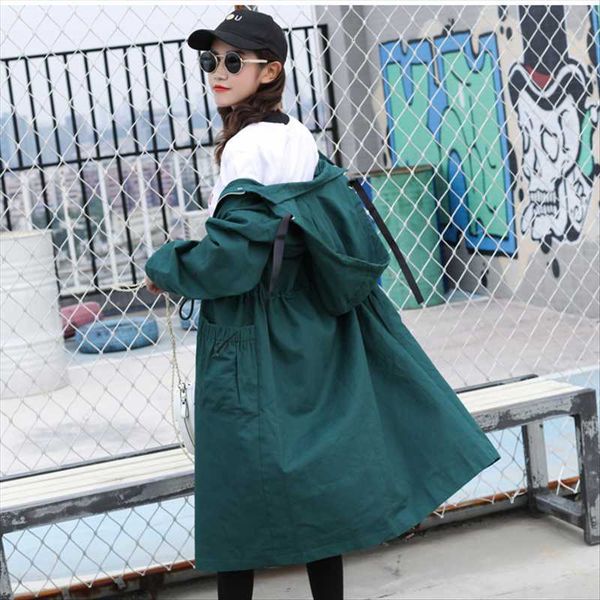 women's trench coats spring autumn fashion long coat women plus size hooded solid windbreaker outerwear casual overcoat ladies tide vdu, Tan;black
women's trench coats spring autumn fashion long coat women plus size hooded solid windbreaker outerwear casual overcoat ladies tide vdu, Tan;black