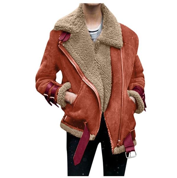 women's jackets autumn and winter plush fashion biker deer lambswool turn down collar slim cotton gothic, Black;brown
women's jackets autumn and winter plush fashion biker deer lambswool turn down collar slim cotton gothic, Black;brown