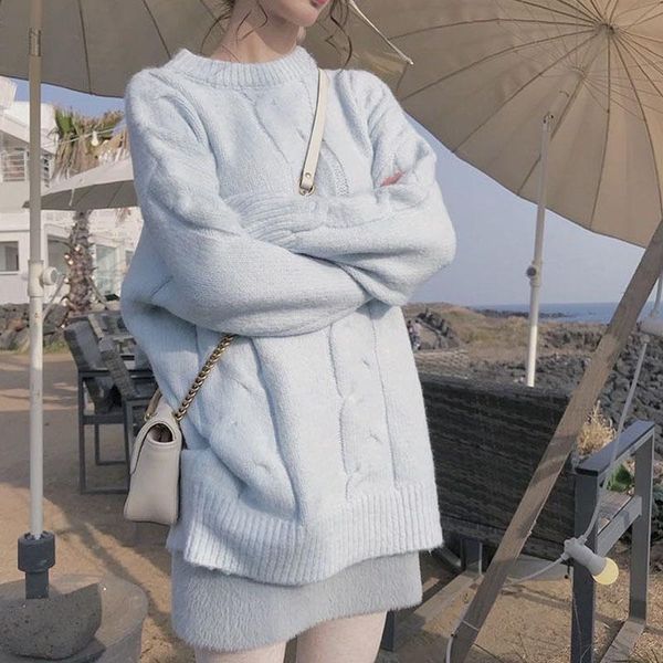 women's sweaters mohair oversize sweater women ribbed knitted pullovers loose solid warm sweet winter clothes beige pink blue 2021, White;black
women's sweaters mohair oversize sweater women ribbed knitted pullovers loose solid warm sweet winter clothes beige pink blue 2021, White;black