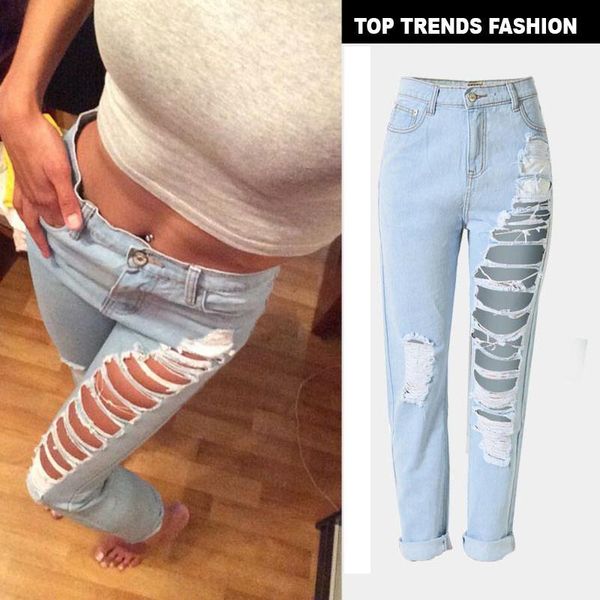 women's pants & capris irregular ripped denim loose and comfortable casual straight trousers solid color plus size nine-point, Black;white
women's pants & capris irregular ripped denim loose and comfortable casual straight trousers solid color plus size nine-point, Black;white