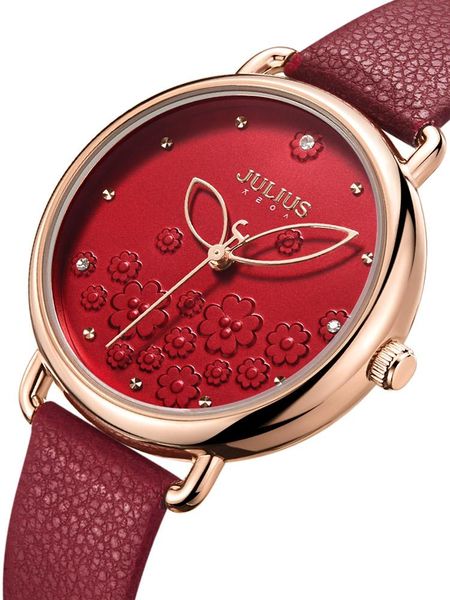 wristwatches 3d four-leaf clover julius women's watch japan mov't hours fashion clock real leather bracelet girl's birthday l, Slivery;brown
wristwatches 3d four-leaf clover julius women's watch japan mov't hours fashion clock real leather bracelet girl's birthday l, Slivery;brown