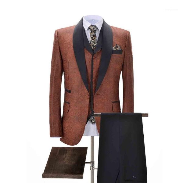 men's suits & blazers 2021 man's camel suit 3 pieces shawl lapel fashion man slim fit one button tuxedos for wedding(blazer+vest+p, White;black
men's suits & blazers 2021 man's camel suit 3 pieces shawl lapel fashion man slim fit one button tuxedos for wedding(blazer+vest+p, White;black