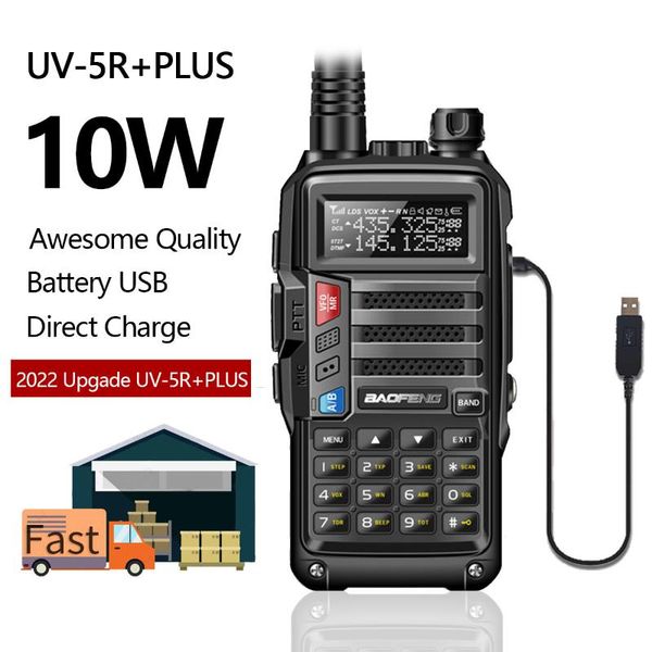 walkie talkie baofeng uv-5r 10w high powerful 30km long range tri-power 10/5/1watts cb ham portable radio uv5r for hunting uv-10
walkie talkie baofeng uv-5r 10w high powerful 30km long range tri-power 10/5/1watts cb ham portable radio uv5r for hunting uv-10