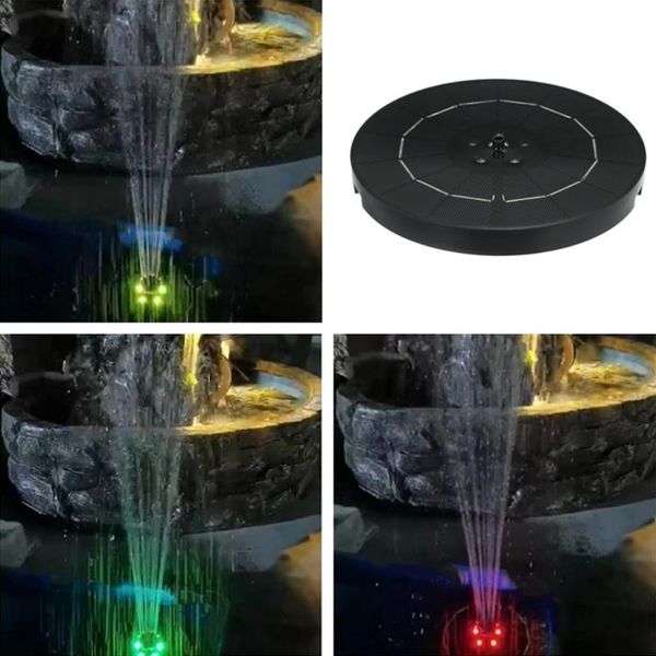 solar fountain pump with colorful led light powered water floating pond for garden pool bird bath decoration decorations
solar fountain pump with colorful led light powered water floating pond for garden pool bird bath decoration decorations