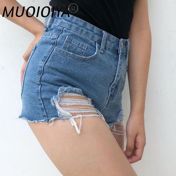 women's shorts washed denim high waist ripped jeans short for women slim destroyed mom korean casual summer large plus size, White;black
women's shorts washed denim high waist ripped jeans short for women slim destroyed mom korean casual summer large plus size, White;black