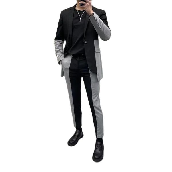 men's suits & blazers veiai british men suit business tuxedos slim fit dress wedding bridegroom color contrast smoking homme mariage t, White;black
men's suits & blazers veiai british men suit business tuxedos slim fit dress wedding bridegroom color contrast smoking homme mariage t, White;black