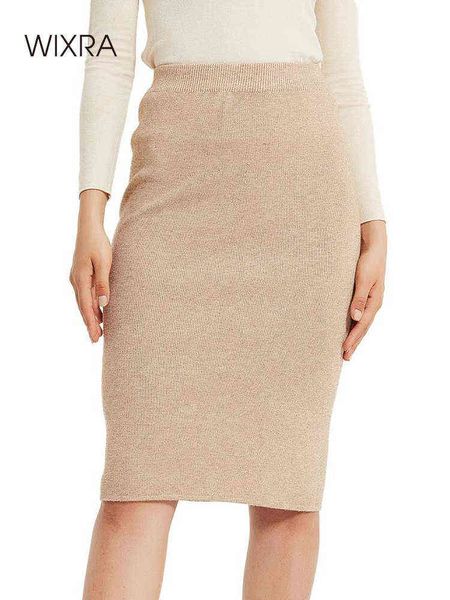 wixra womens knitted straight skirts solid basic ladies high waist knee-length skirt streetwear autumn winter 211119, Black
wixra womens knitted straight skirts solid basic ladies high waist knee-length skirt streetwear autumn winter 211119, Black