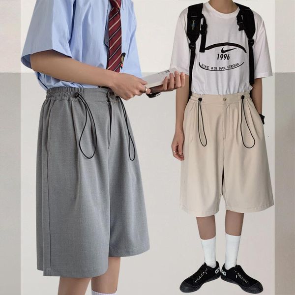 summer suit shorts men's fashion business society mens dress korean loose casual straight wide-leg five-point pants men, White;black
summer suit shorts men's fashion business society mens dress korean loose casual straight wide-leg five-point pants men, White;black