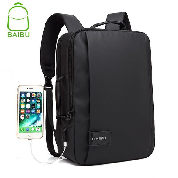 men backpack 15.6'' antitheft lapfashion waterproof business travel school bag with usb charge port
men backpack 15.6'' antitheft lapfashion waterproof business travel school bag with usb charge port