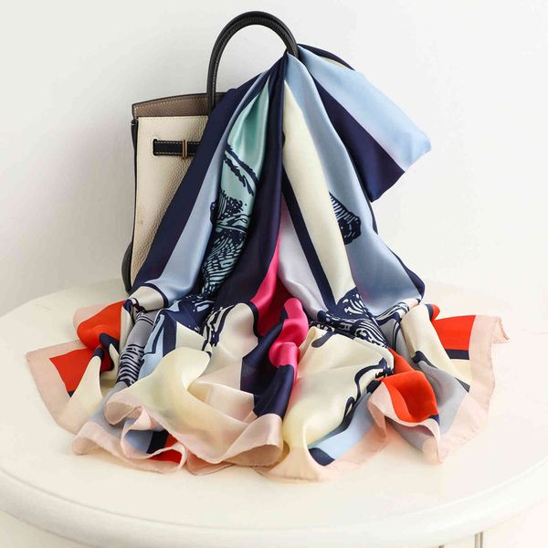 shawl scarf sunscreen sunshade simulation silk air conditioning 2021 spring and summer decorative printing plain thin extended beach towel, Blue;gray
shawl scarf sunscreen sunshade simulation silk air conditioning 2021 spring and summer decorative printing plain thin extended beach towel, Blue;gray