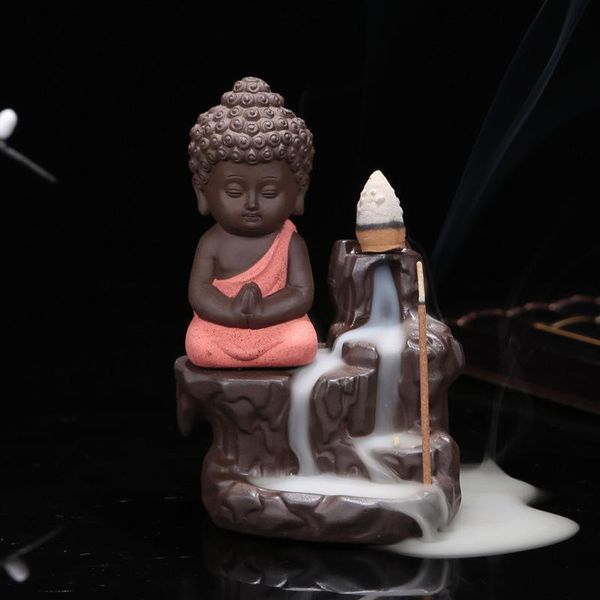 10pcs fragrance creative home decor the little monk small buddha censer backflow incense burner use in teahouse lamps
10pcs fragrance creative home decor the little monk small buddha censer backflow incense burner use in teahouse lamps