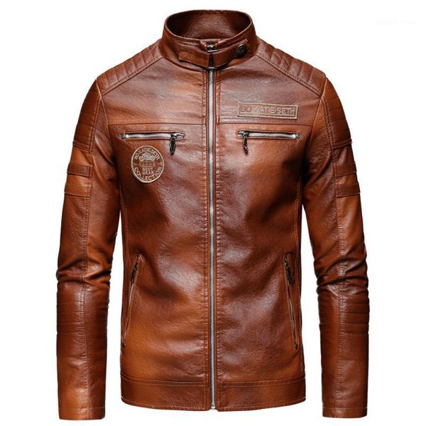 faux leather jackets men 2021 autumn brand casual motor distressed jacket coat winter vintage outwear men's fur &, Black
faux leather jackets men 2021 autumn brand casual motor distressed jacket coat winter vintage outwear men's fur &, Black