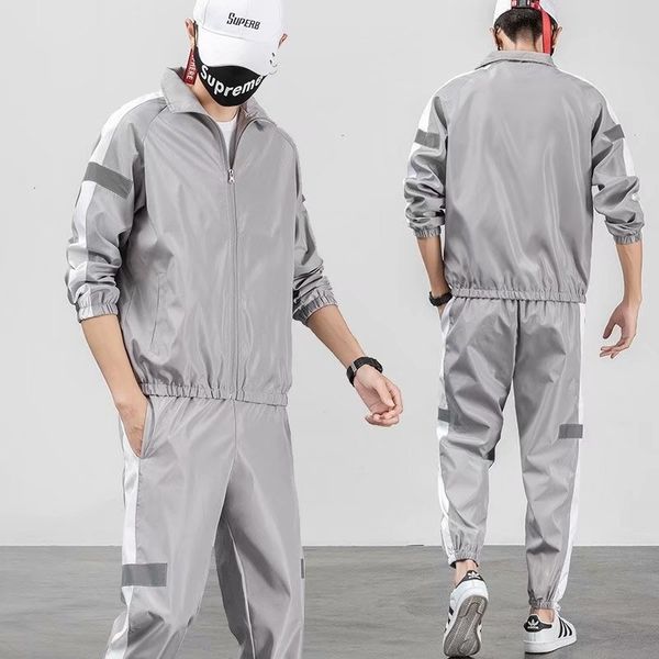 sportswear coat loose casual korean fashion spring and jacket men's autumn handsome clothes, Gray
sportswear coat loose casual korean fashion spring and jacket men's autumn handsome clothes, Gray
