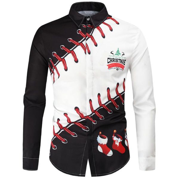 men's casual shirts mens christmas 2022 brand slim fit long sleeve dress shirt men streetwear chemise homme party stage male 4xl, White;black
men's casual shirts mens christmas 2022 brand slim fit long sleeve dress shirt men streetwear chemise homme party stage male 4xl, White;black