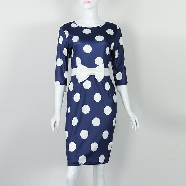polka dot dress autumn spring women casual bodycon dresses office work elegant party plus size robe femme gv809, Black;gray
polka dot dress autumn spring women casual bodycon dresses office work elegant party plus size robe femme gv809, Black;gray
