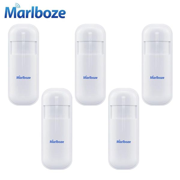 alarm systems 5pcs marlboze 433mhz wireless smart infrared sensor pir motion detector for pg103 home security wifi gsm 3g gprs system
alarm systems 5pcs marlboze 433mhz wireless smart infrared sensor pir motion detector for pg103 home security wifi gsm 3g gprs system