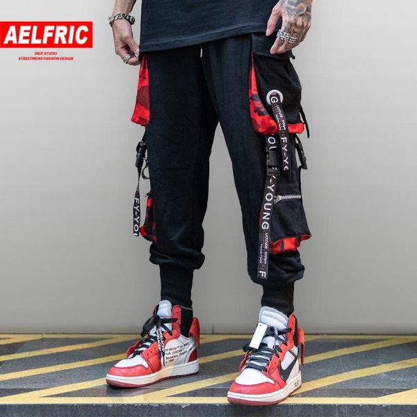 men's pants aelfric multi pockets ribbons mens cargo hip hop harajuku streetwear patchwork elastic waist casual joggers track trousers, Black
men's pants aelfric multi pockets ribbons mens cargo hip hop harajuku streetwear patchwork elastic waist casual joggers track trousers, Black