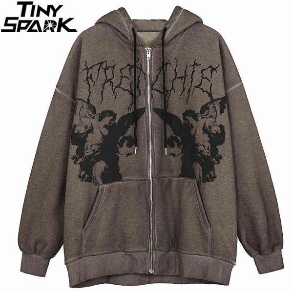 men hip hop streetwear hooded jacket angel dark print jacket coat harajuku cotton fleece autumn winter jacket outwear zipper, Black
men hip hop streetwear hooded jacket angel dark print jacket coat harajuku cotton fleece autumn winter jacket outwear zipper, Black