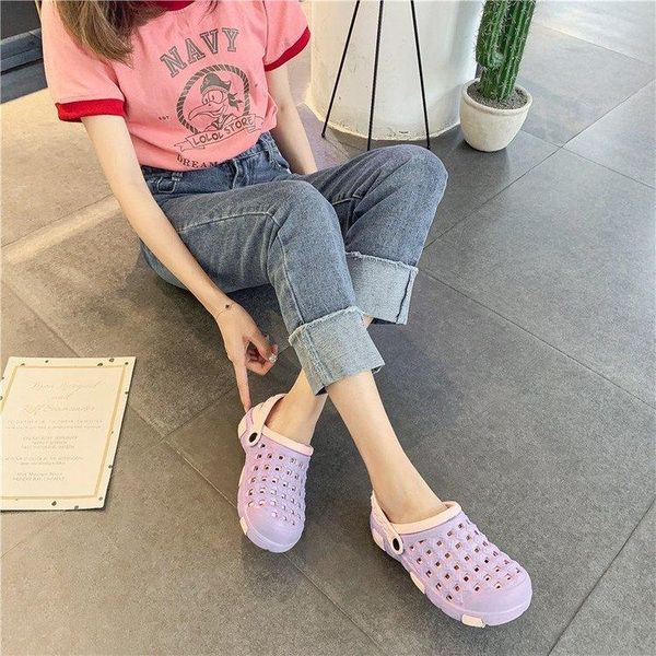 slippers 2021summer sandals female shoes casual rainbow hole beach mixed color thick bottom women plus size35-45, Black
slippers 2021summer sandals female shoes casual rainbow hole beach mixed color thick bottom women plus size35-45, Black